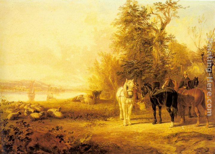John Frederick Herring Snr Waiting for the Ferry